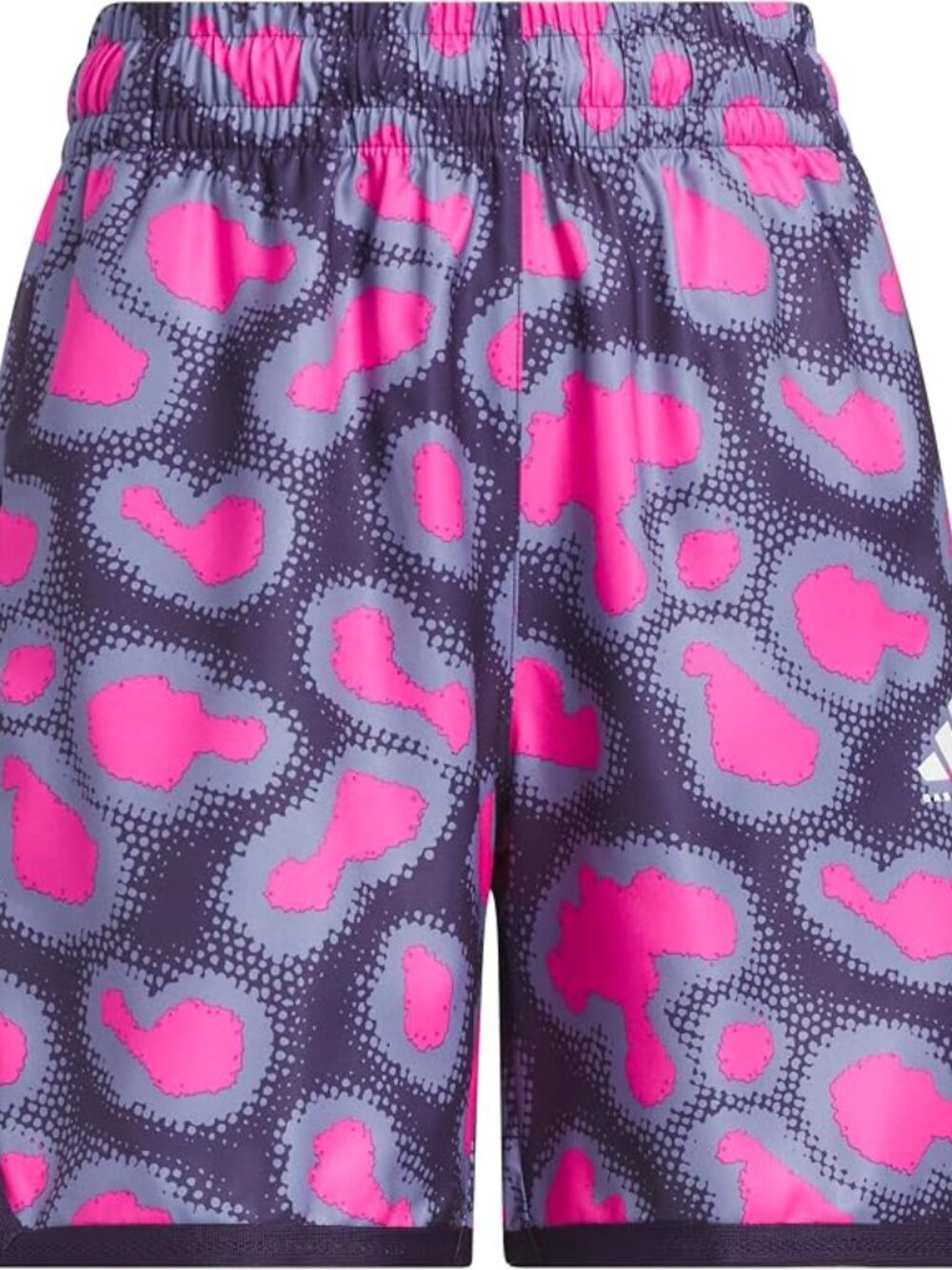 Adidas Women's Crazy Lite Geode Camo Basketball Shorts, Pink/Silver Violet - XS